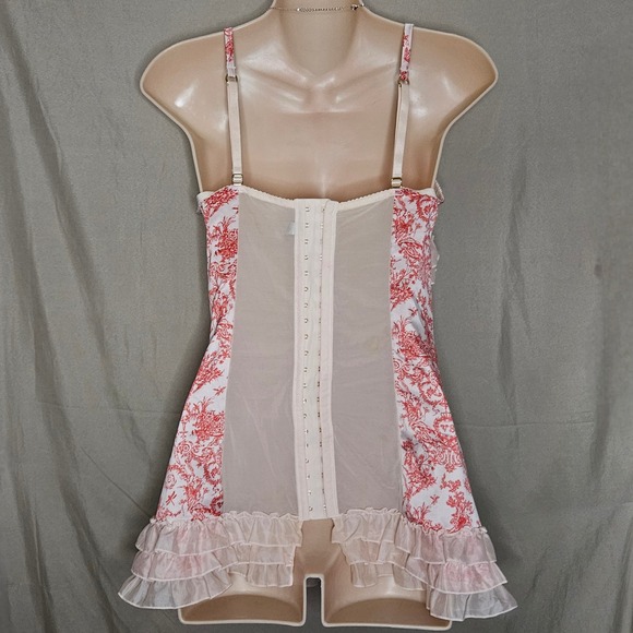 Victoria's Secret Lingerie Toile de Jouy Bustier Corset Lingerie - Picture 2 of 9